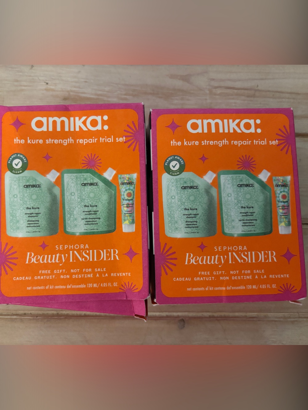 amika Kure Strength Repair Trial Set includes 2 sets (701)